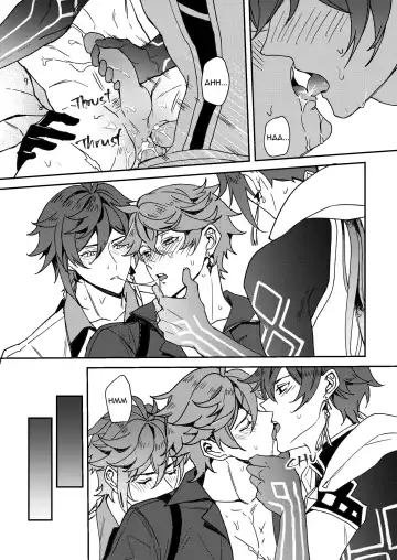 [Hizuki] Zhongli + Morax x Tartaglia Fhentai - Page 16