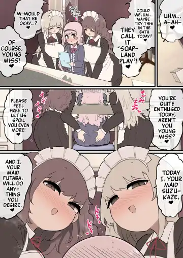 [Momomo - Momomo Gasshuukoku] Futanari Ojousama-chan ~Senzoku Maid-san ni Shasei no Otetsudai o Shite Moraimasu!~ | ~Futanari Mistress Has Her Maids On Nut Busting Duty!~ Fhentai - Page 14