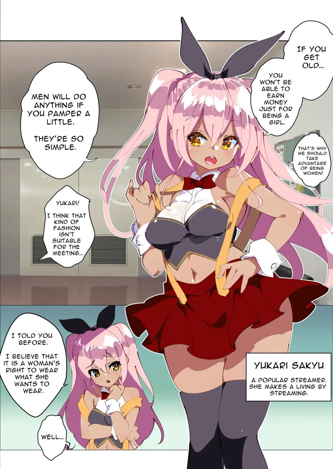 [Fujishima Sei1go] Otokogirai o Kojiraseta Onna ni Chinko Hayashite Mita Kekka | I Grew Some Dicks on those Man-hating Girls Fhentai - Page 43