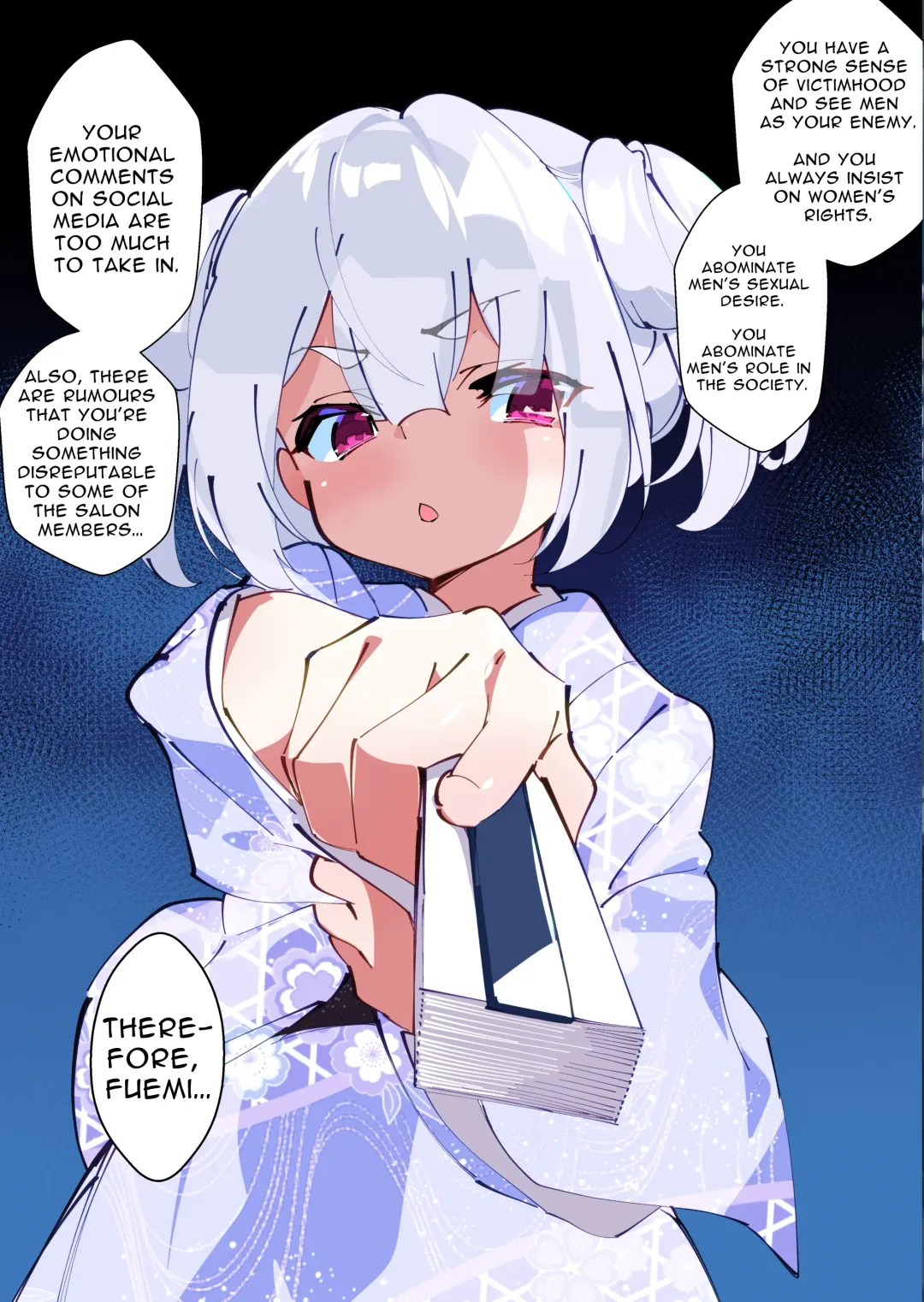 [Fujishima Sei1go] Otokogirai o Kojiraseta Onna ni Chinko Hayashite Mita Kekka | I Grew Some Dicks on those Man-hating Girls Fhentai - Page 56