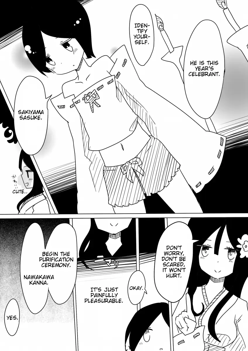 [Vae] Otoboramura ni Tsutawaru Nyotaika no Gishiki to wa -Shun- | The Feminization Ritual in Otobora Village Fhentai - Page 3