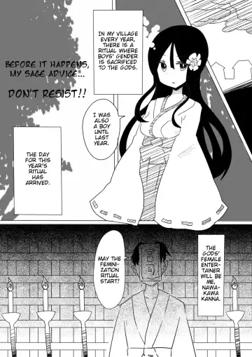 [Vae] Otoboramura ni Tsutawaru Nyotaika no Gishiki to wa -Shun- | The Feminization Ritual in Otobora Village Fhentai - Page 2