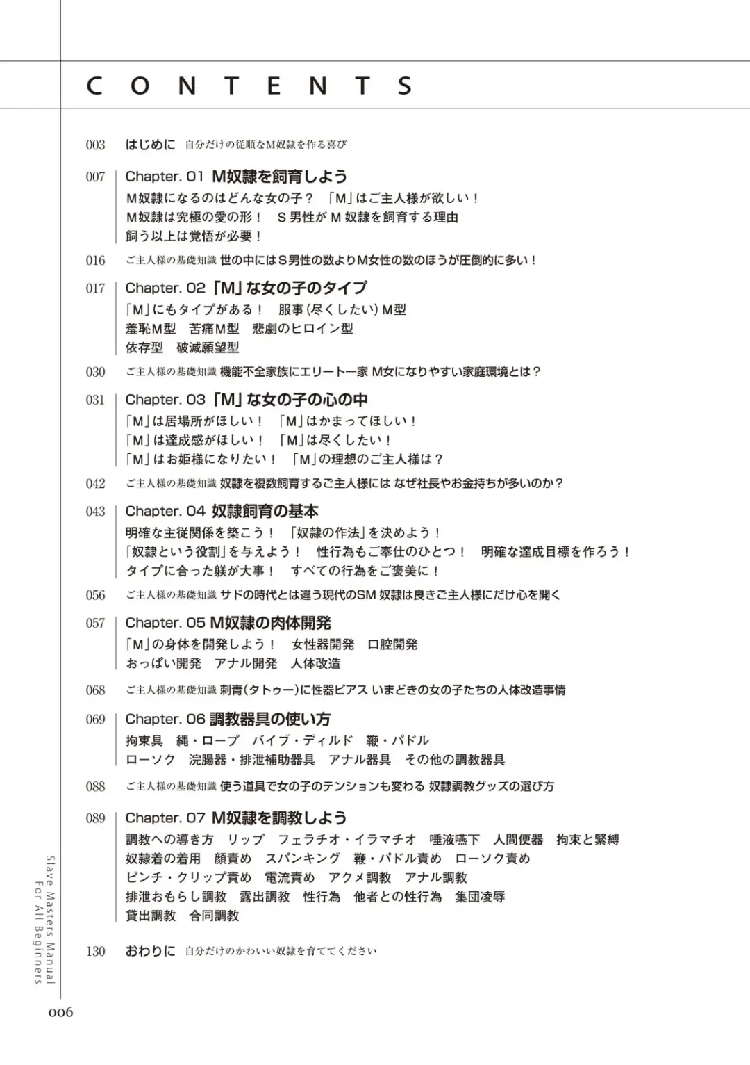 Zero kara Hajimeru SM Manual Kawaii Dorei Shiikujutsu Fhentai - Page 6