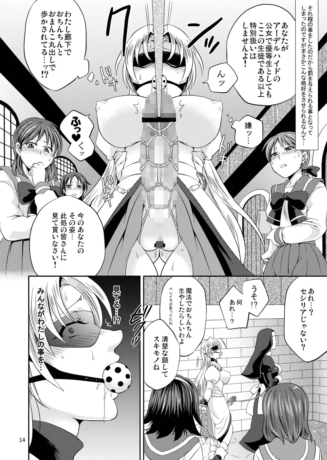 [Tokimachi Eisei] Koujo-Sama Shuuryou no Oshirase Fhentai - Page 14
