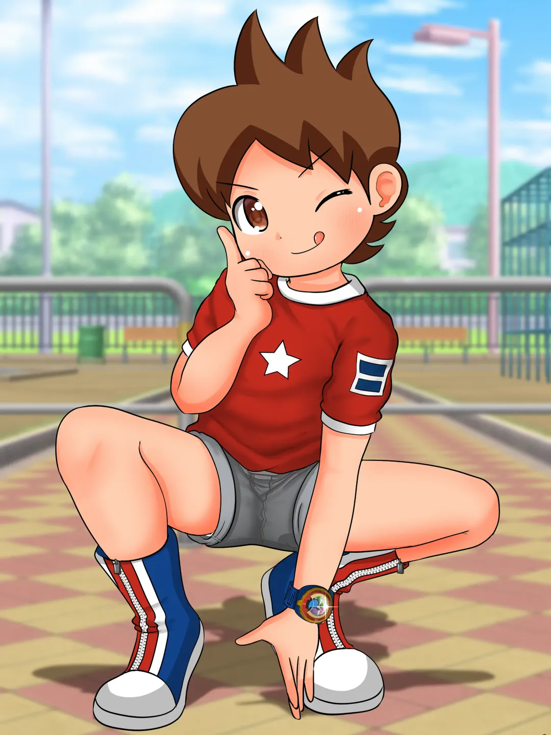 Yokai Watch no Amano Keita-kun no Ecchi na Illust Shuu ver.4 Fhentai - Page 39