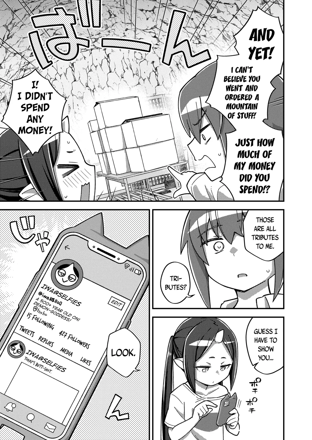 [Ishimari Yuuya] Yuukyuu no Oiwado, Onigami-sama no Jidaraku Life | Oiwado The Eternal, The Self-Indulgent Life of an Oni Demon-God Fhentai - Page 17