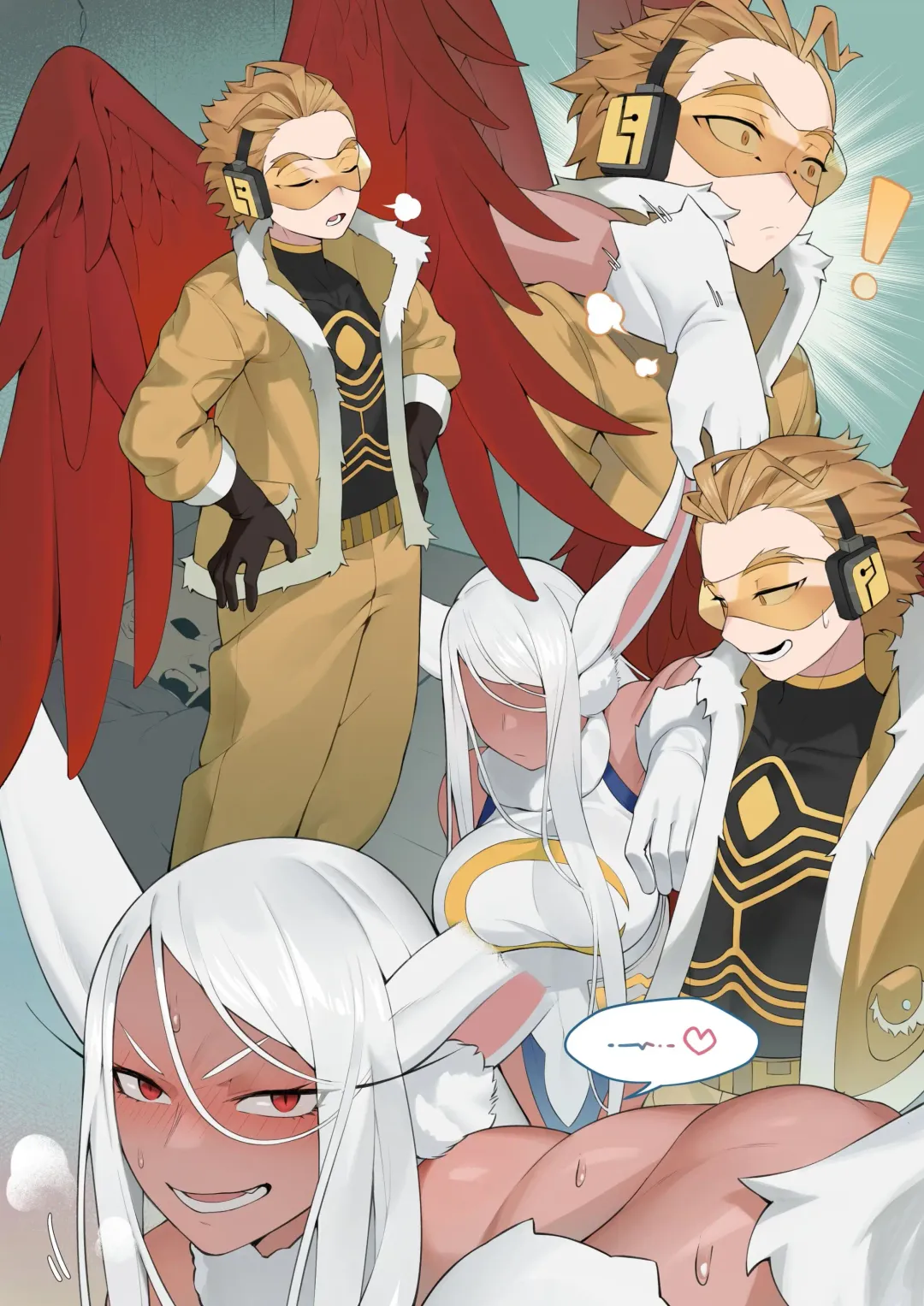 [Kopam] Mirko x Hawks Fhentai - Page 1