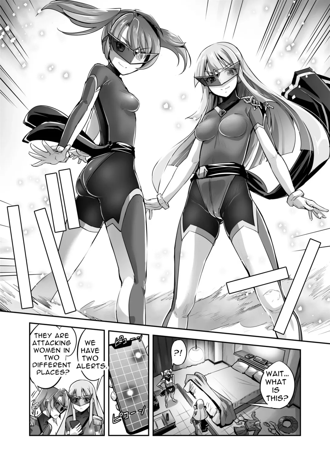 [Sasayuki] Enhyou Souki Twin Curely Yuri Heroine wa Otoko no Chinpo ni Haiboku suru Zenpen Fhentai - Page 9