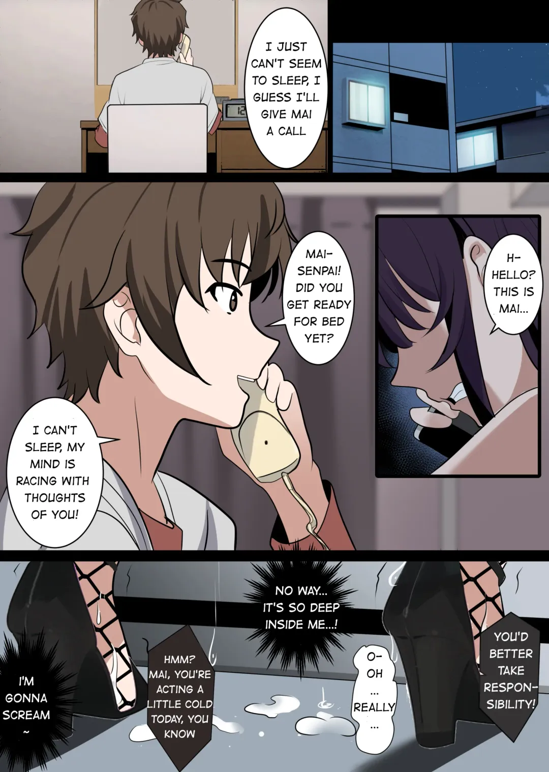 [Gege] Possessing Sakurajima Mai and Cucking Her Lover (decensored) Fhentai - Page 14