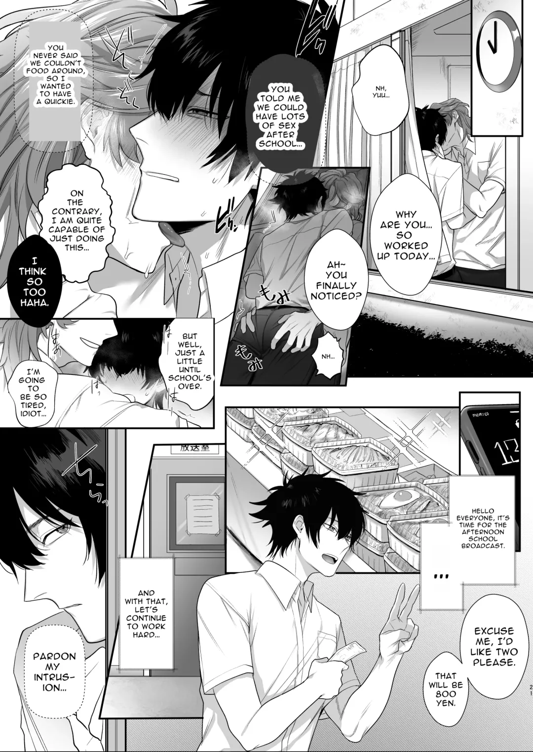 [Teniya Yoshiwaki] Housoushitsu wa Yari Heya | The Broadcasting Fuck Room Fhentai - Page 21