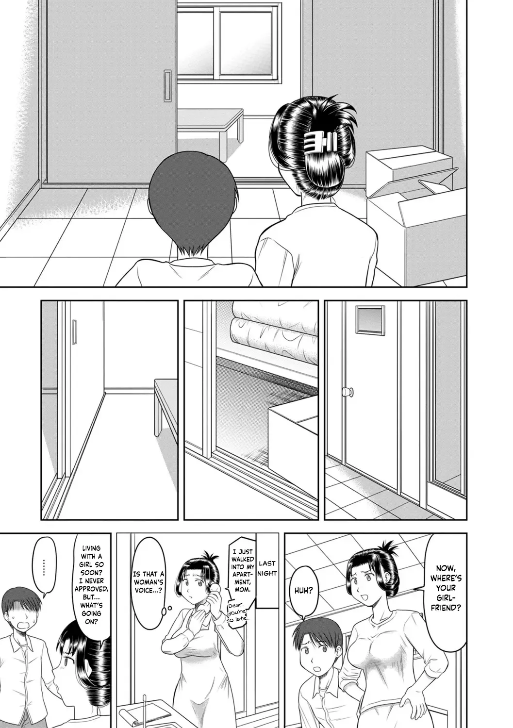 [Okamura Morimi] Ore to Kaa-san to Jiko Bukken | Me, My Mom, and the Room With a History Fhentai - Page 3