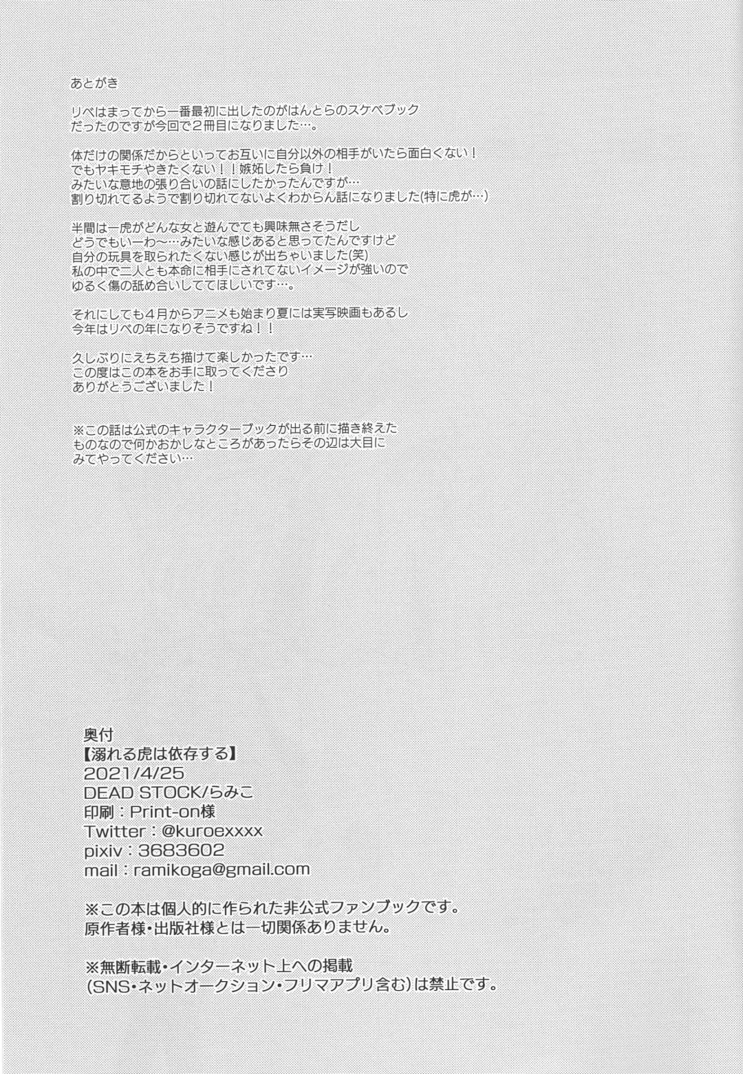 Oboreru Tora wa Izon Suru Fhentai - Page 32