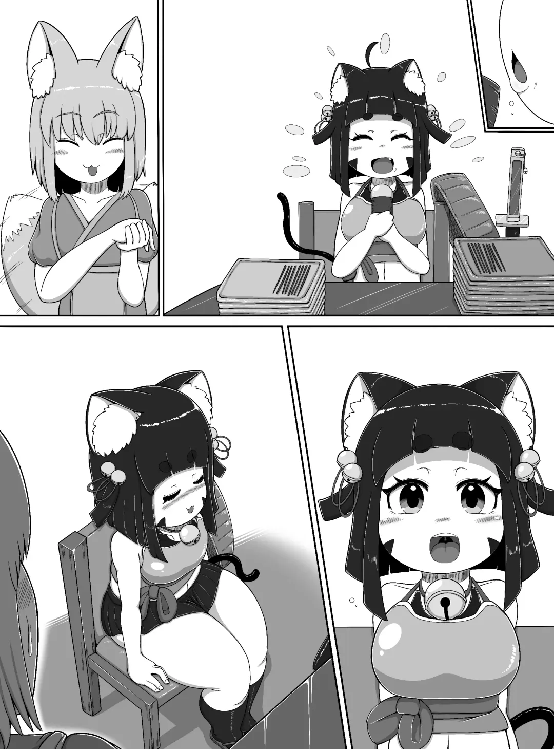 [Bugge Man] Oidemase Konkonya ~Okyaku-sama wa Zenin Boku no Seishori Onaho~ Fhentai - Page 42