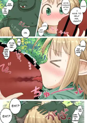 [Neko Daifuku] Elf Musume-san ga Orc-san ni Gokubuto Ochinchin o Nejikomareru Ohanashi | Elf Girl Gets Screwed By The Big Dick Orc Fhentai - Page 10