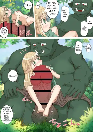 [Neko Daifuku] Elf Musume-san ga Orc-san ni Gokubuto Ochinchin o Nejikomareru Ohanashi | Elf Girl Gets Screwed By The Big Dick Orc Fhentai - Page 15