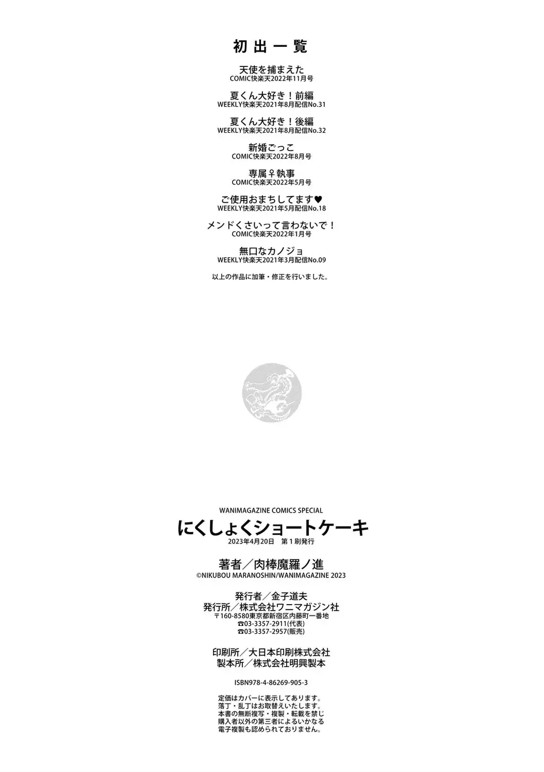 [Nikubou Maranoshin] Nikushoku Short Cake Fhentai - Page 168