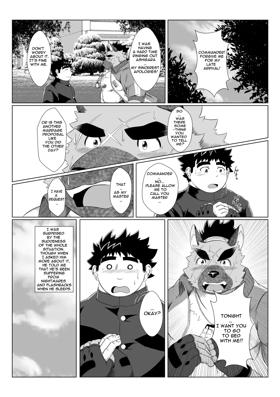 [Yoshida Wasabi] Inushiri to Yotogi Zoushi | The Dog Butt and Night Attendant Tale Fhentai - Page 10