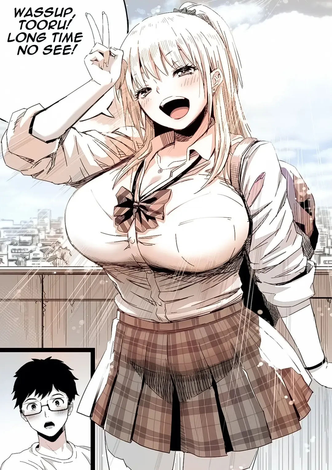 [Kamakiri] Hisashiburi ni Saikai shita Osananajimi wa Dosukebe Gal ni Nattemashita. Fhentai - Page 3