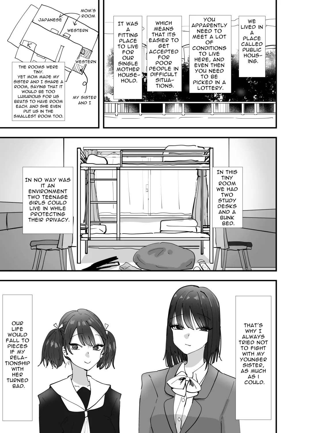 [Aweida] Imouto ga Watashi o Okazu ni Shitate Onanie o Shite ita Hanashi | My Little Sister Was Masturbating To Me Fhentai - Page 3