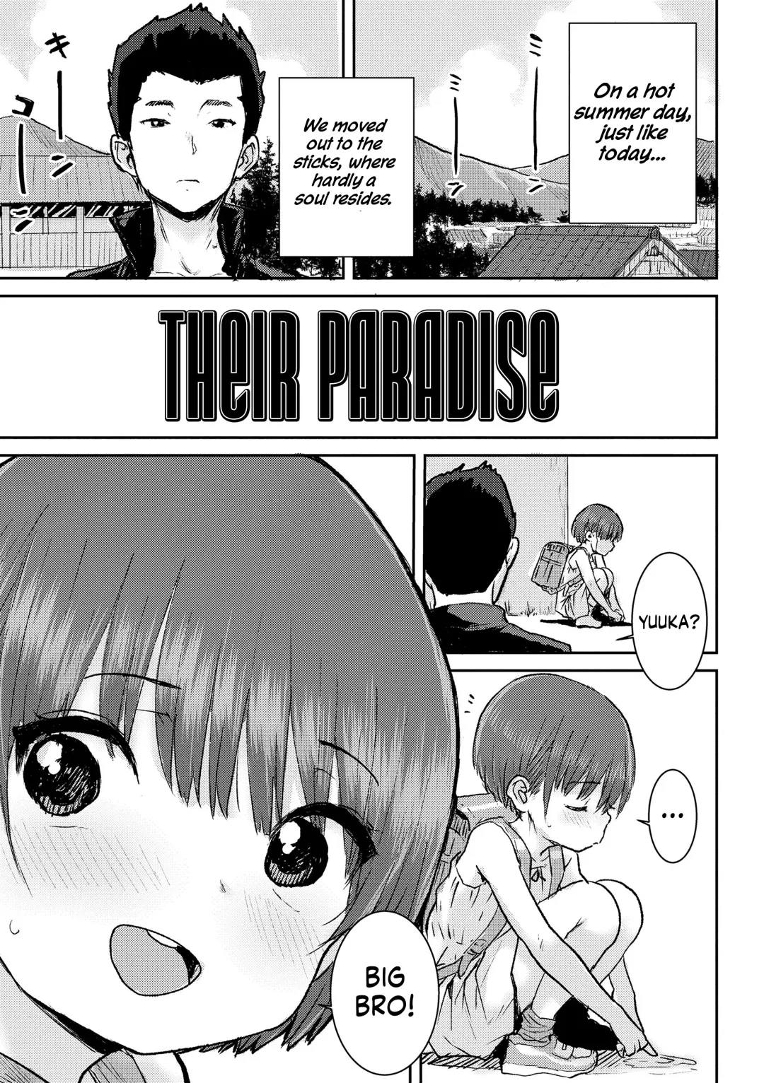 [Ponsuke] Futari no Rakuen | Their Paradise Fhentai - Page 1