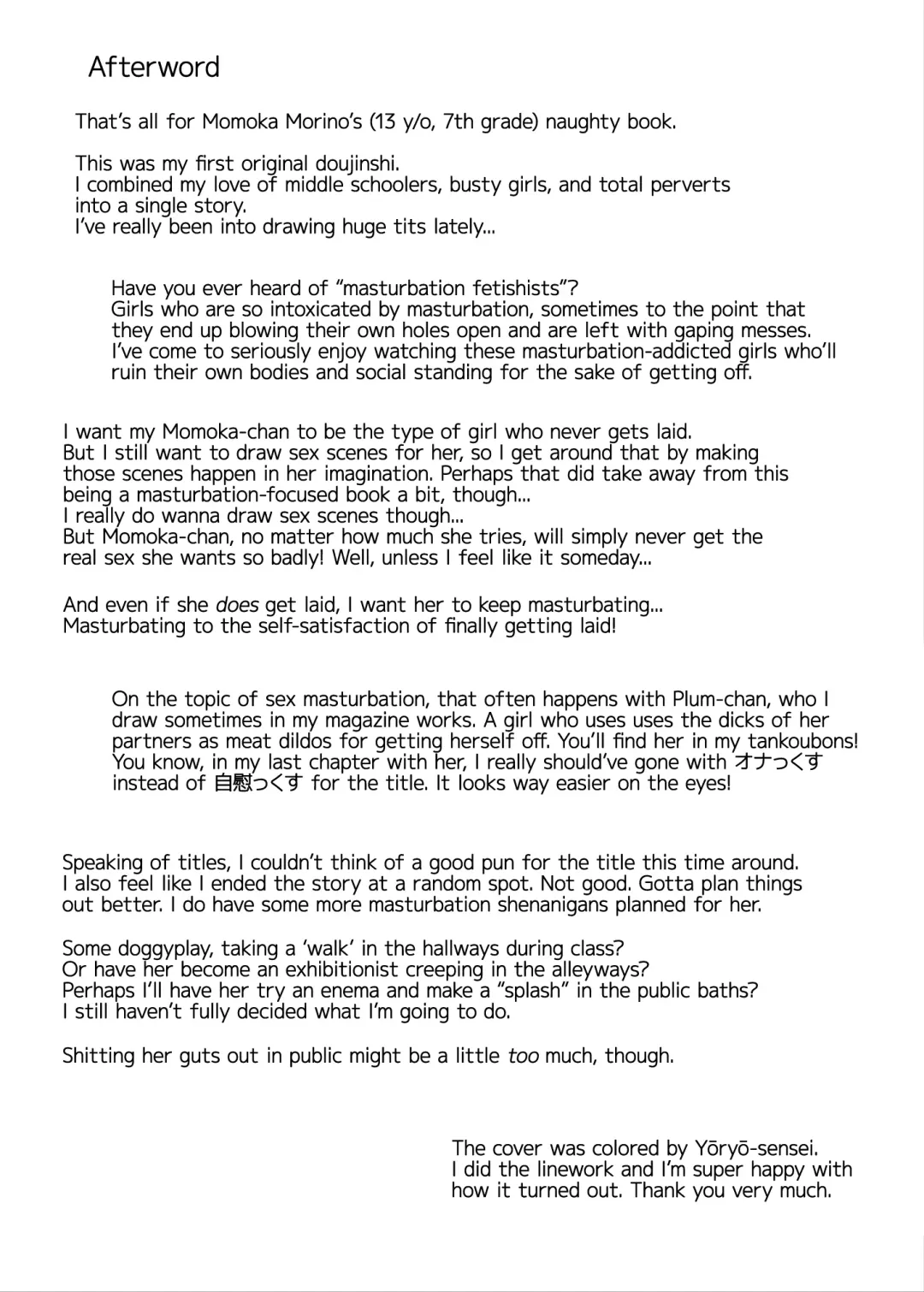 [Maeshima Ryou] Dosukebe Kyonyuu JC ga Kounai Onanie Suru Hanashi | The Slutty, Stacked Middle-Schooler Who Shlicks During Class Fhentai - Page 52