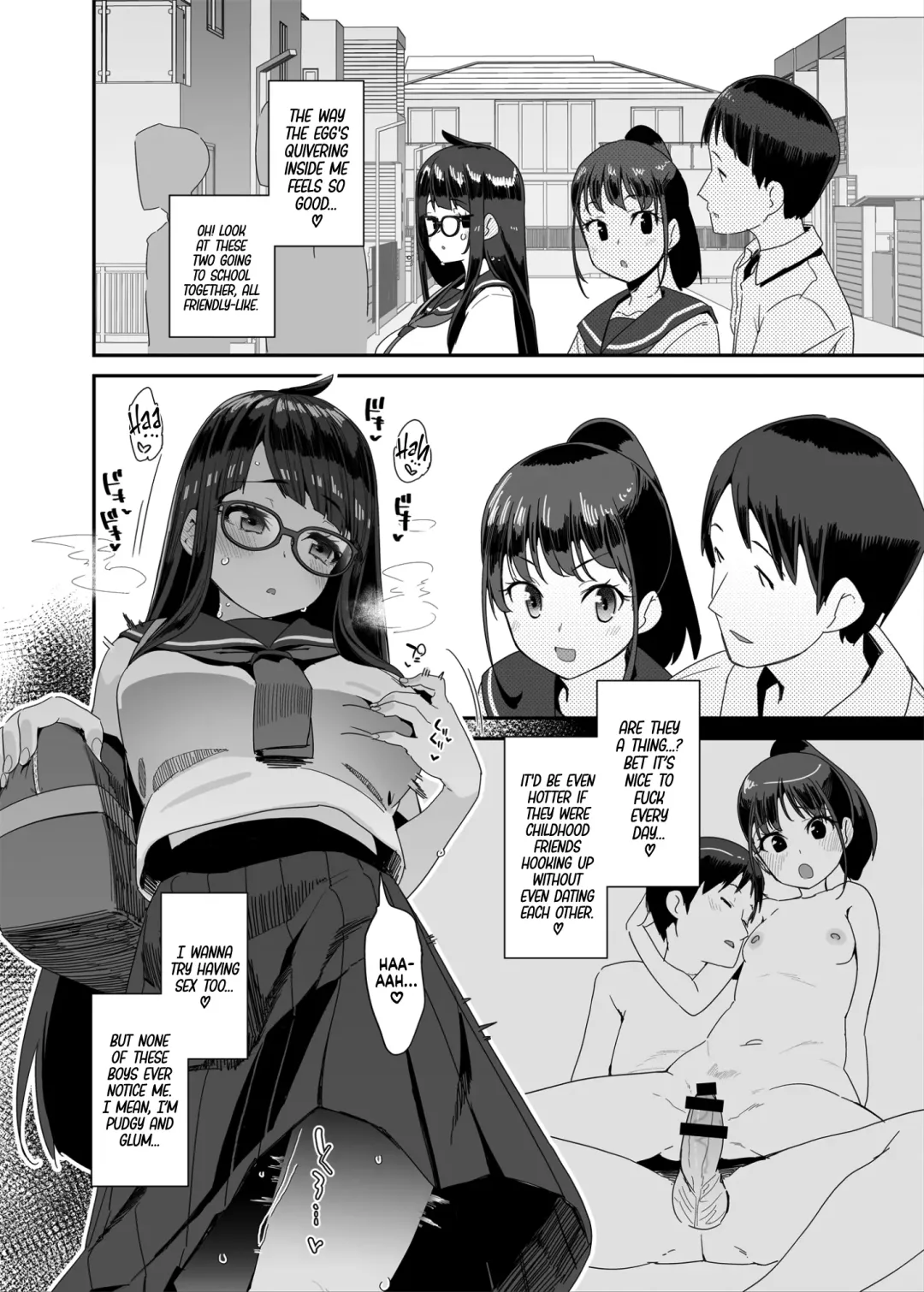 [Maeshima Ryou] Dosukebe Kyonyuu JC ga Kounai Onanie Suru Hanashi | The Slutty, Stacked Middle-Schooler Who Shlicks During Class Fhentai - Page 9