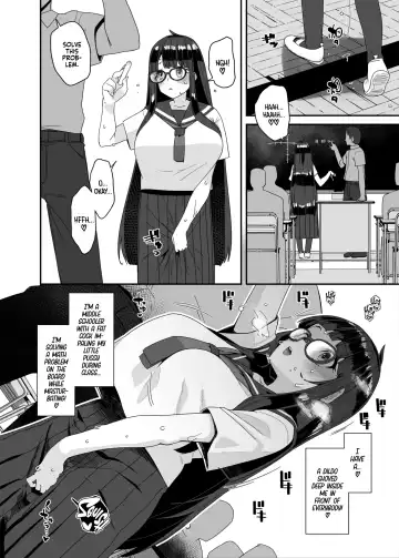 [Maeshima Ryou] Dosukebe Kyonyuu JC ga Kounai Onanie Suru Hanashi | The Slutty, Stacked Middle-Schooler Who Shlicks During Class Fhentai - Page 43