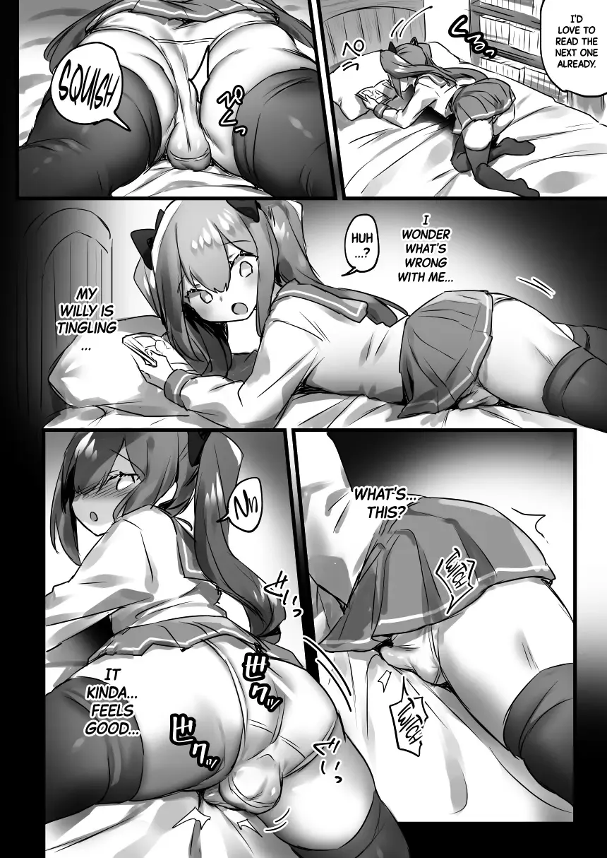 [Pokoten] Otokonoko ga Yuka Ona de Seitsuu suru Manga | A Manga About The Sexual Awakening of a Trap by Dry Humping his own Bed Fhentai - Page 2