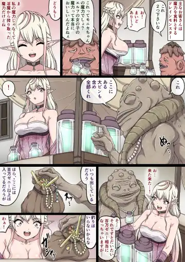 Yuwaku Kyonyuu Onna Elf ha Sakunyuu Monster no Esa ni sare～Jiman no Kyonyuu wo H ni Kaizou sare Sakunyuu Jigoku ni Otosareru Karada～ Fhentai - Page 10