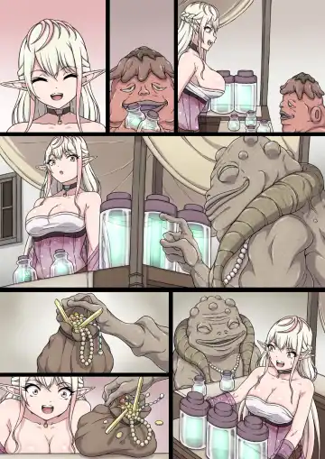 Yuwaku Kyonyuu Onna Elf ha Sakunyuu Monster no Esa ni sare～Jiman no Kyonyuu wo H ni Kaizou sare Sakunyuu Jigoku ni Otosareru Karada～ Fhentai - Page 81