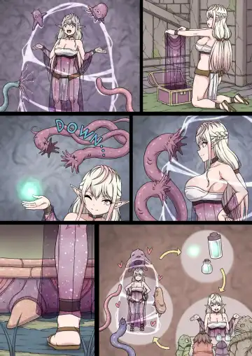 Yuwaku Kyonyuu Onna Elf ha Sakunyuu Monster no Esa ni sare～Jiman no Kyonyuu wo H ni Kaizou sare Sakunyuu Jigoku ni Otosareru Karada～ Fhentai - Page 85