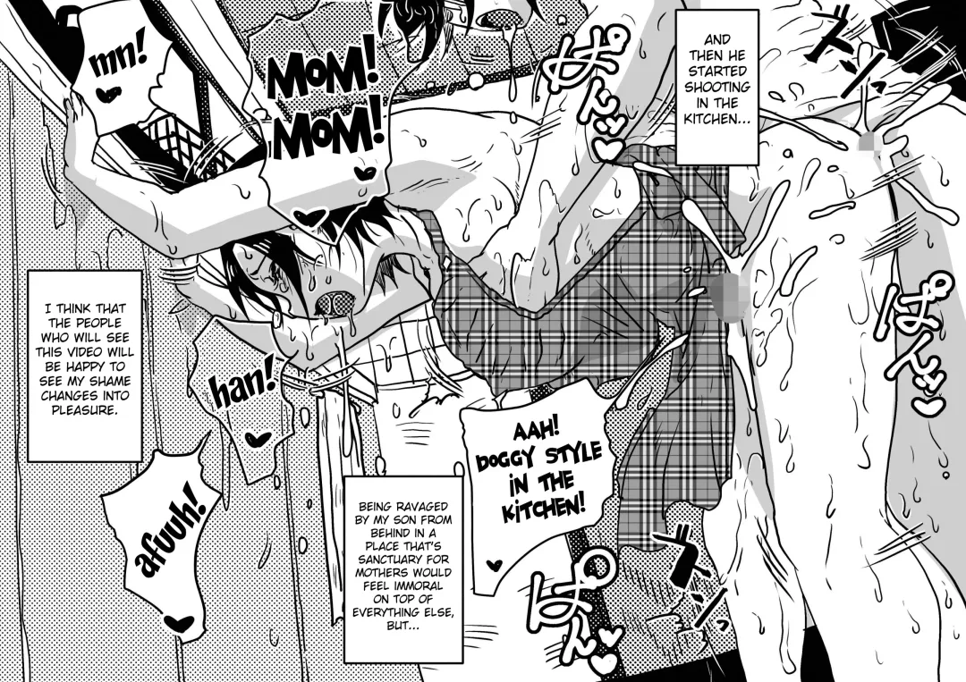 [Haitoku Sensei] Hajimete no AV Ninkatsu Rei no "Ano Okaa-san" ga Musuko no Adult Video de Nakadashi Sarete Ninshin Saserarete Shimau Hanashi. Fhentai - Page 30