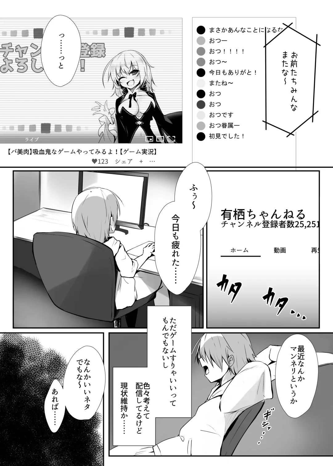 Ribiniku Shita Vtuber ga Mesu ni Ochiru made Fhentai - Page 2