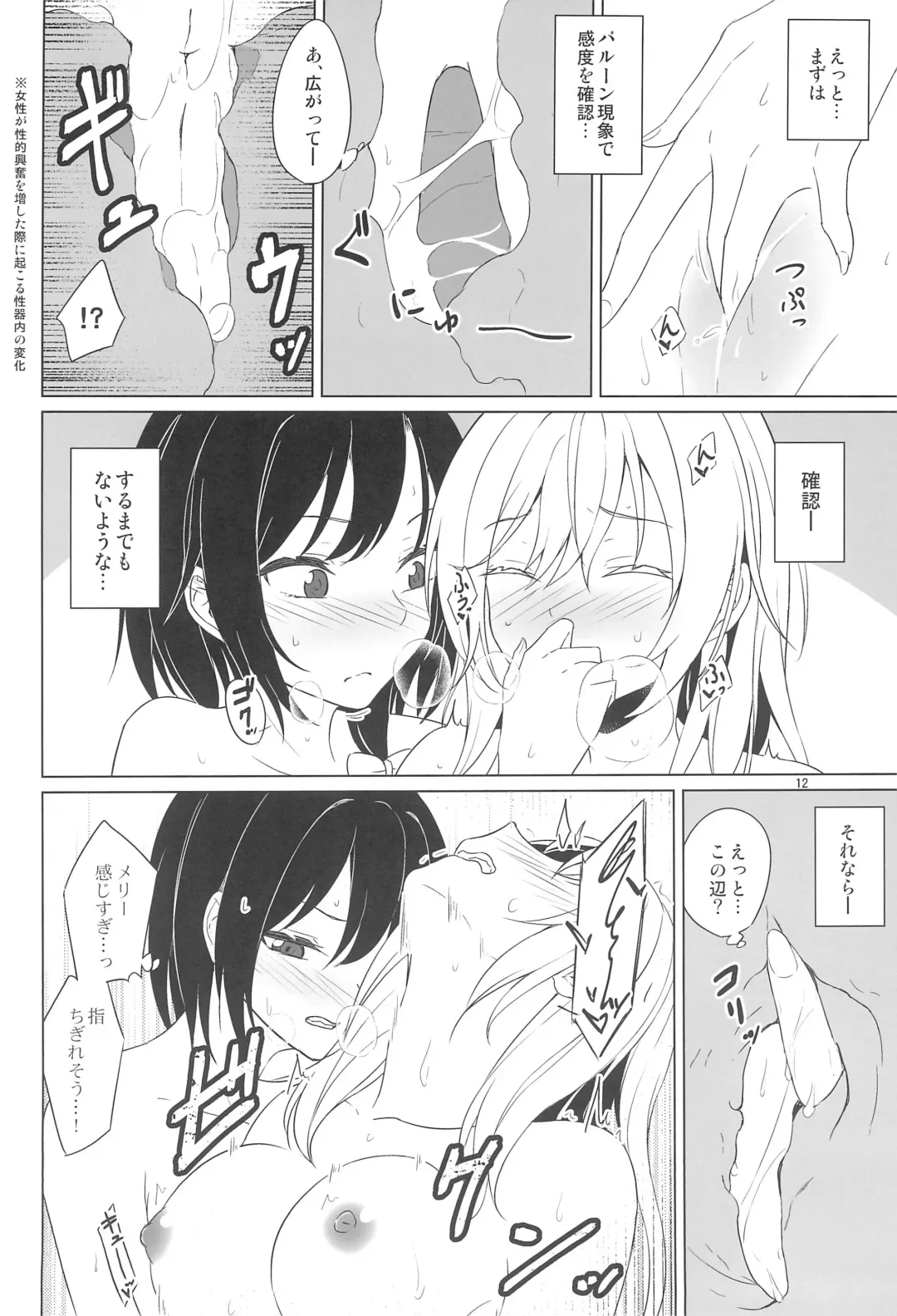 [Humei] Aikata to no Ecchi ga Manneri nanode Les Fuuzoku-jou no Advice o Jissen shitemita. Fhentai - Page 12