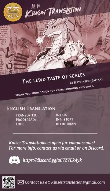 [Baltan] Uroko no aji wa midara na aji | The lewd taste of scales Fhentai - Page 9