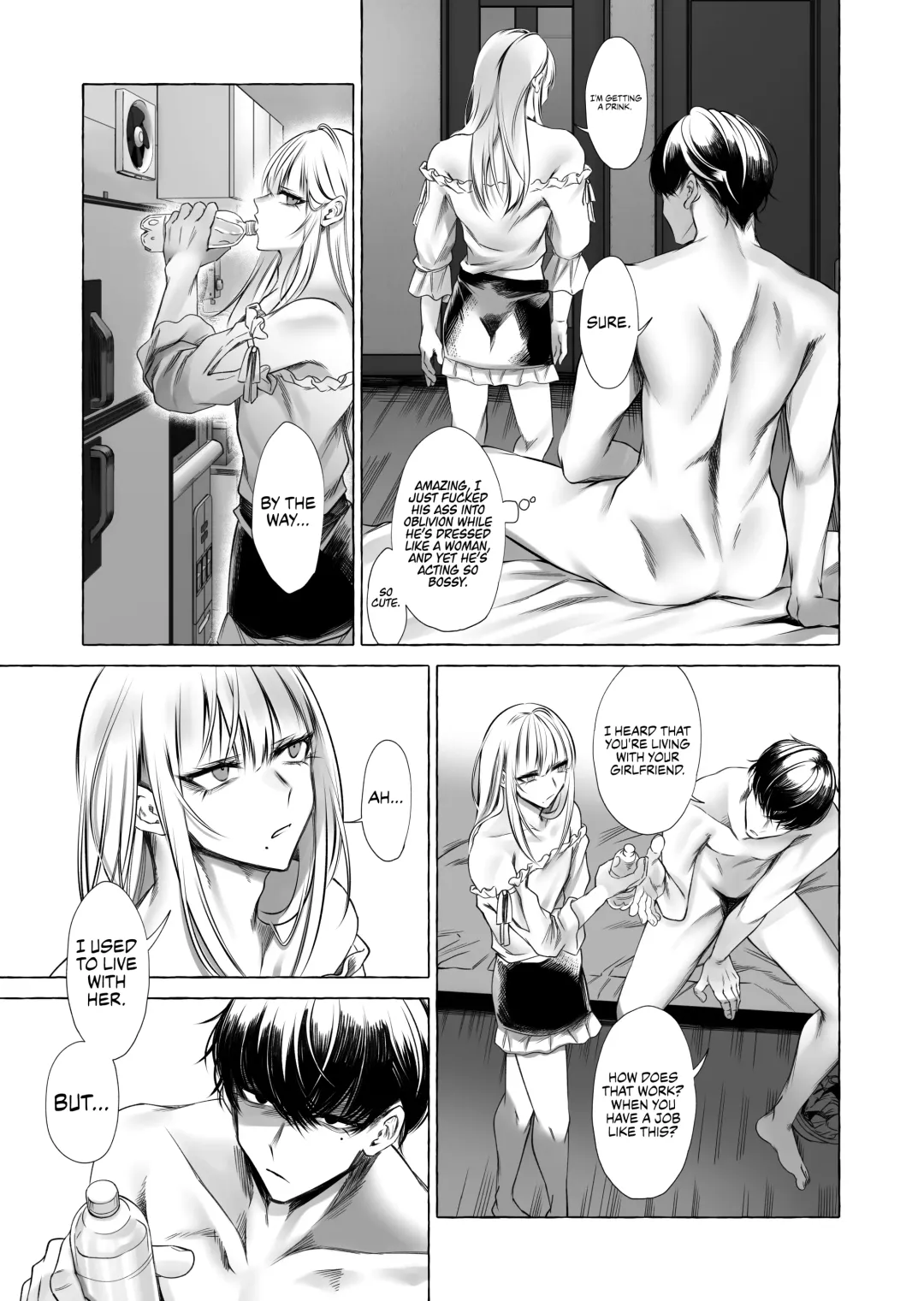 [Sisei] Josou DeliHeal Yondara, Kaisha no Joushi ga Kita. | My Boss is a Cross-dressing Call Girl. Fhentai - Page 36
