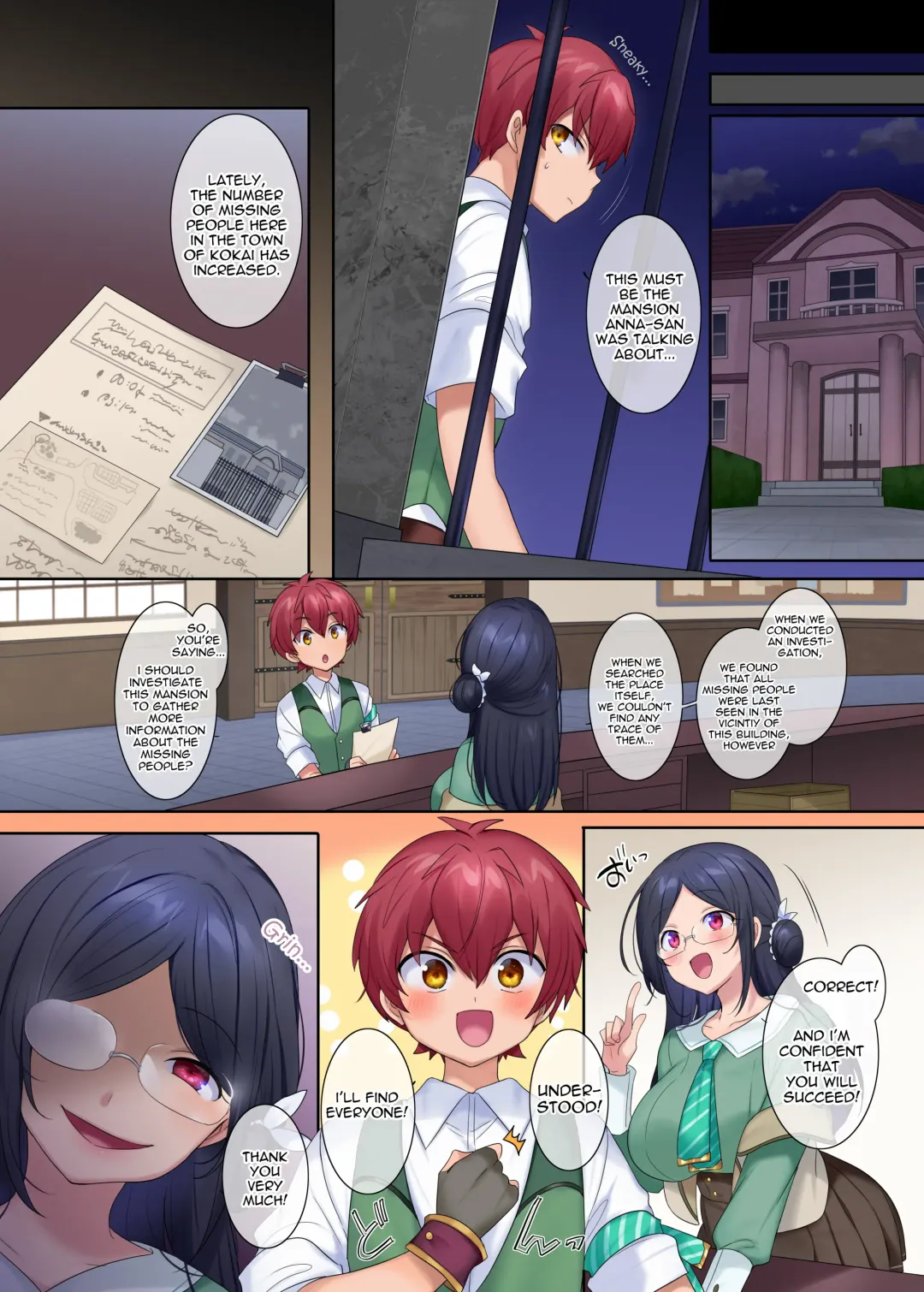 [Hiiragi Popura] Boukensha Guild no Uketsukejou(Succubus)-san Fhentai - Page 3