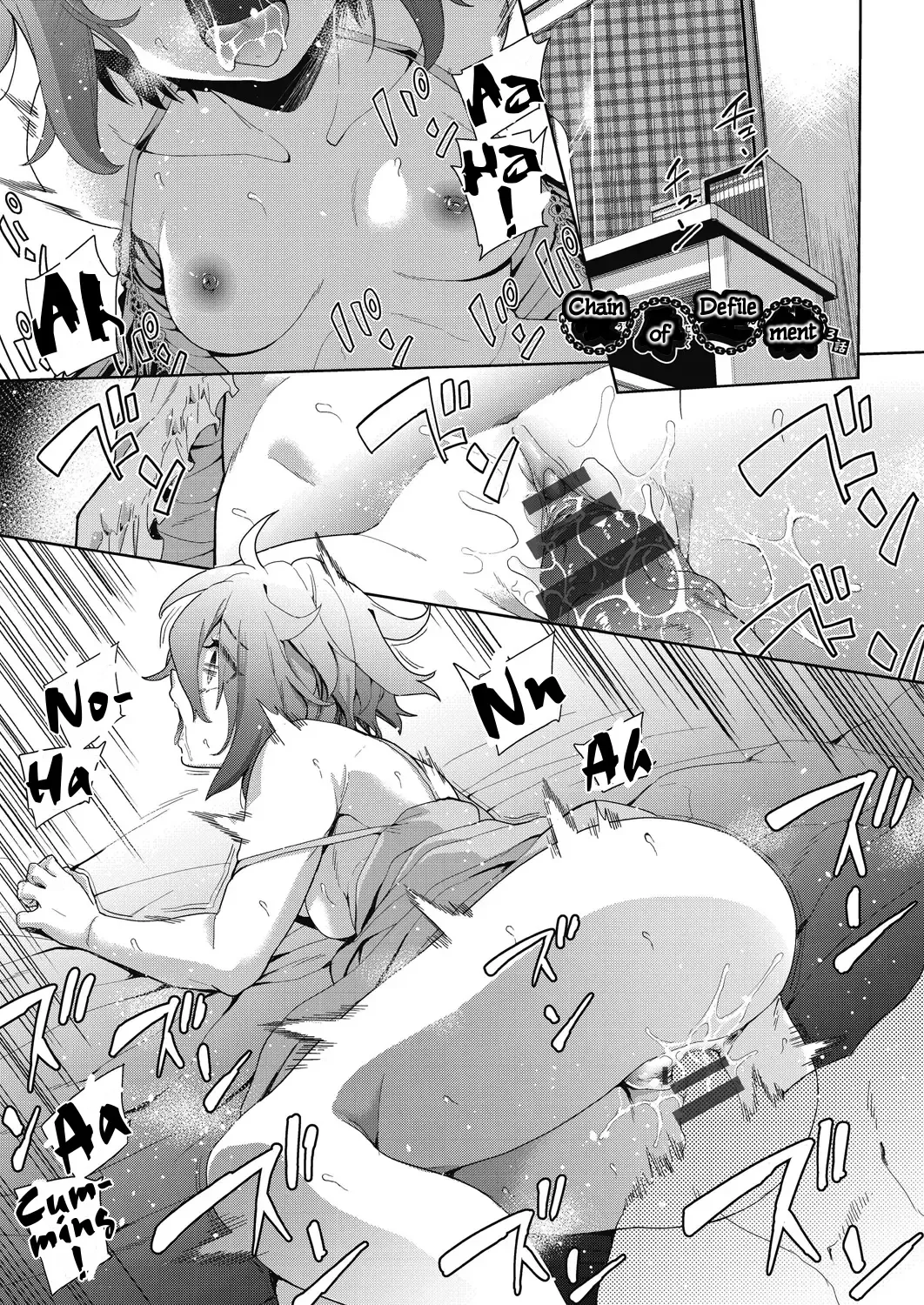 [Tetsuna] Ryoujoku Rensa | Chain of Defilement Ch. 1-3 Fhentai - Page 61