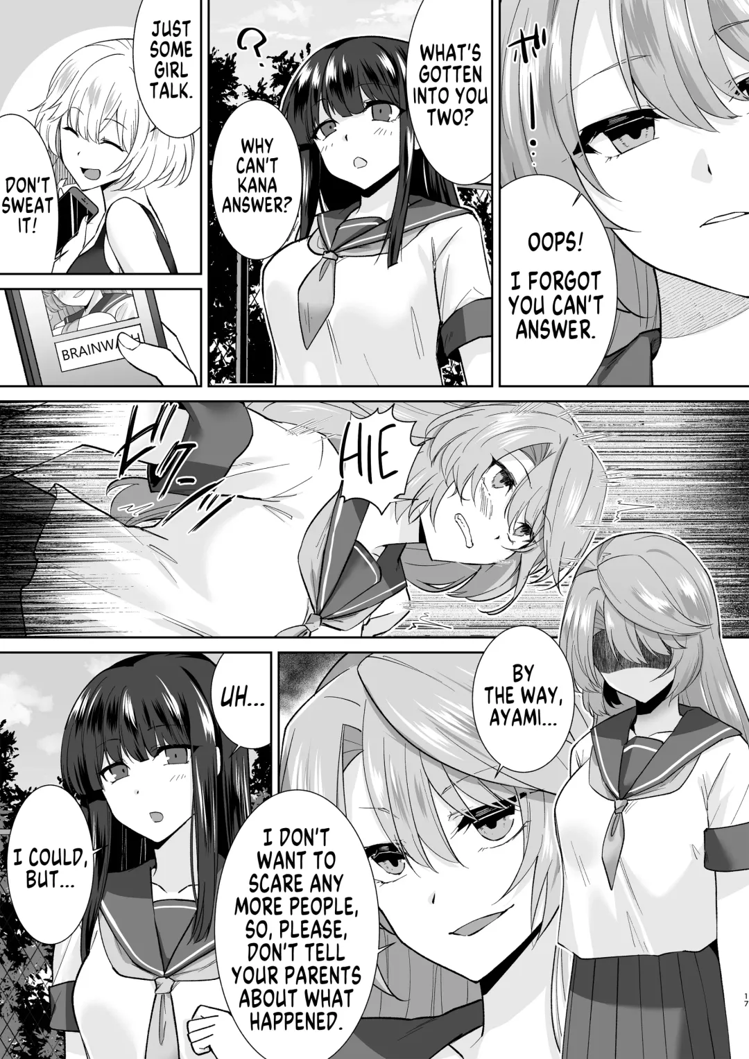 [Touchuu Kasou] Joshikousei Sennyuu Repo 2 ~Hanzaisha ga Onnanoko ni Hyoui shite mita~ | Schoolgirl Infiltration Report 2 ~A Criminal Possessing Girls~ Fhentai - Page 17