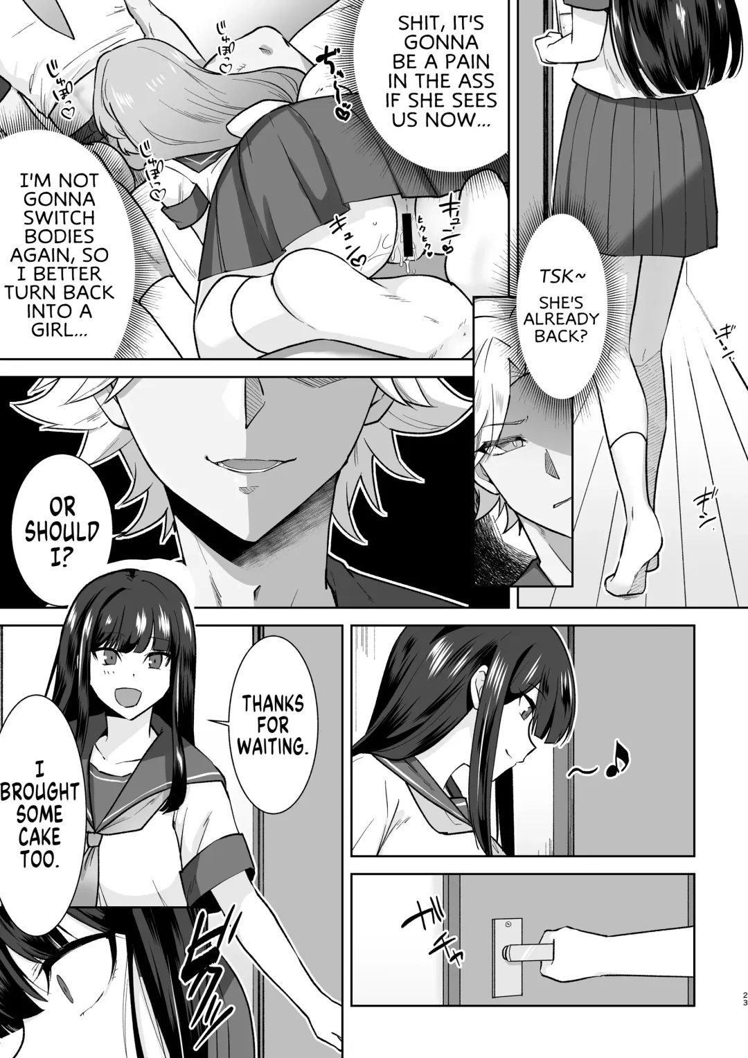 [Touchuu Kasou] Joshikousei Sennyuu Repo 2 ~Hanzaisha ga Onnanoko ni Hyoui shite mita~ | Schoolgirl Infiltration Report 2 ~A Criminal Possessing Girls~ Fhentai - Page 23