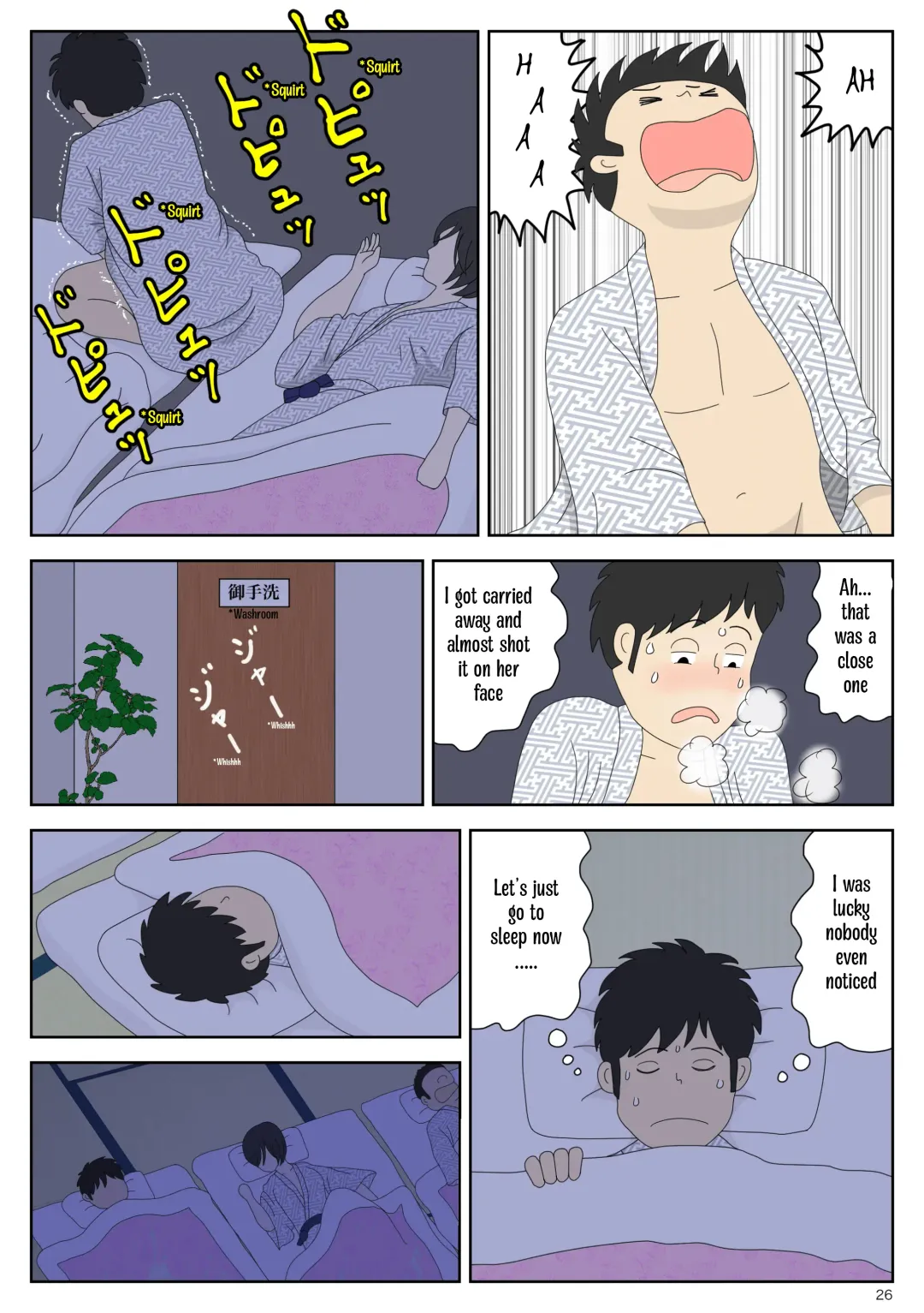 Onaneta Kaa-san 2 ~Otto no Yoko de~ | Masturbating to Mom ~Beside Her Husband~ Fhentai - Page 26