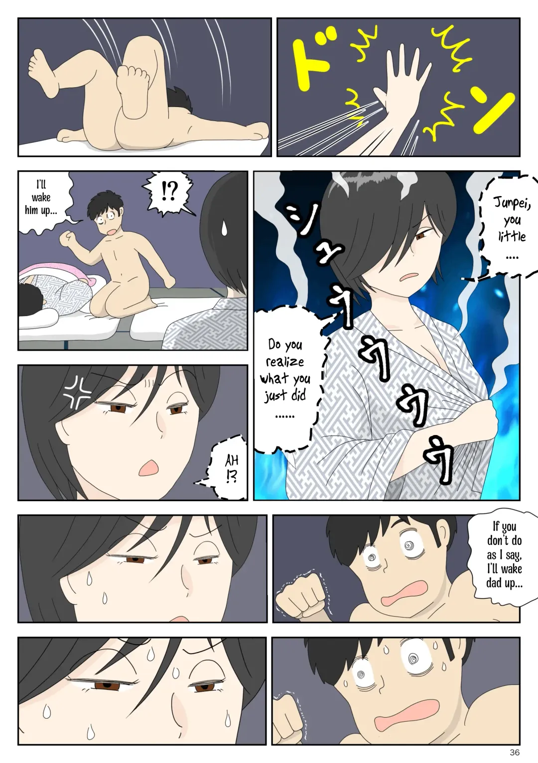 Onaneta Kaa-san 2 ~Otto no Yoko de~ | Masturbating to Mom ~Beside Her Husband~ Fhentai - Page 36