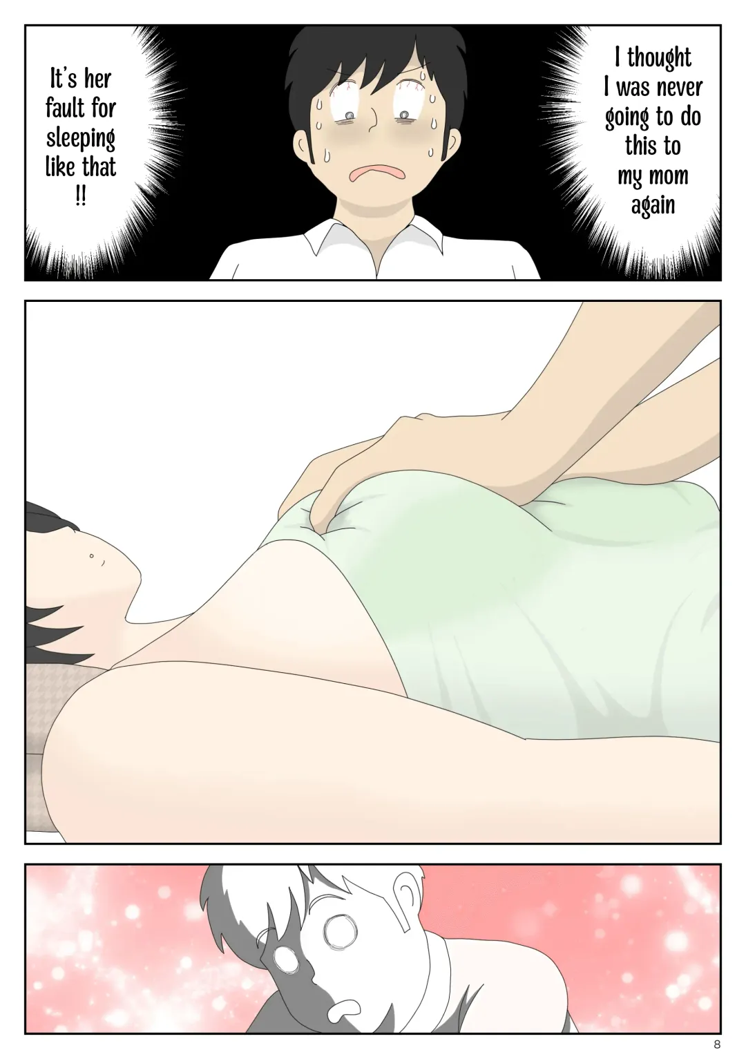 Onaneta Kaa-san 2 ~Otto no Yoko de~ | Masturbating to Mom ~Beside Her Husband~ Fhentai - Page 8