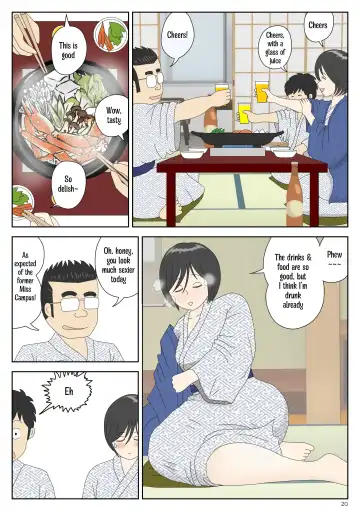 Onaneta Kaa-san 2 ~Otto no Yoko de~ | Masturbating to Mom ~Beside Her Husband~ Fhentai - Page 20