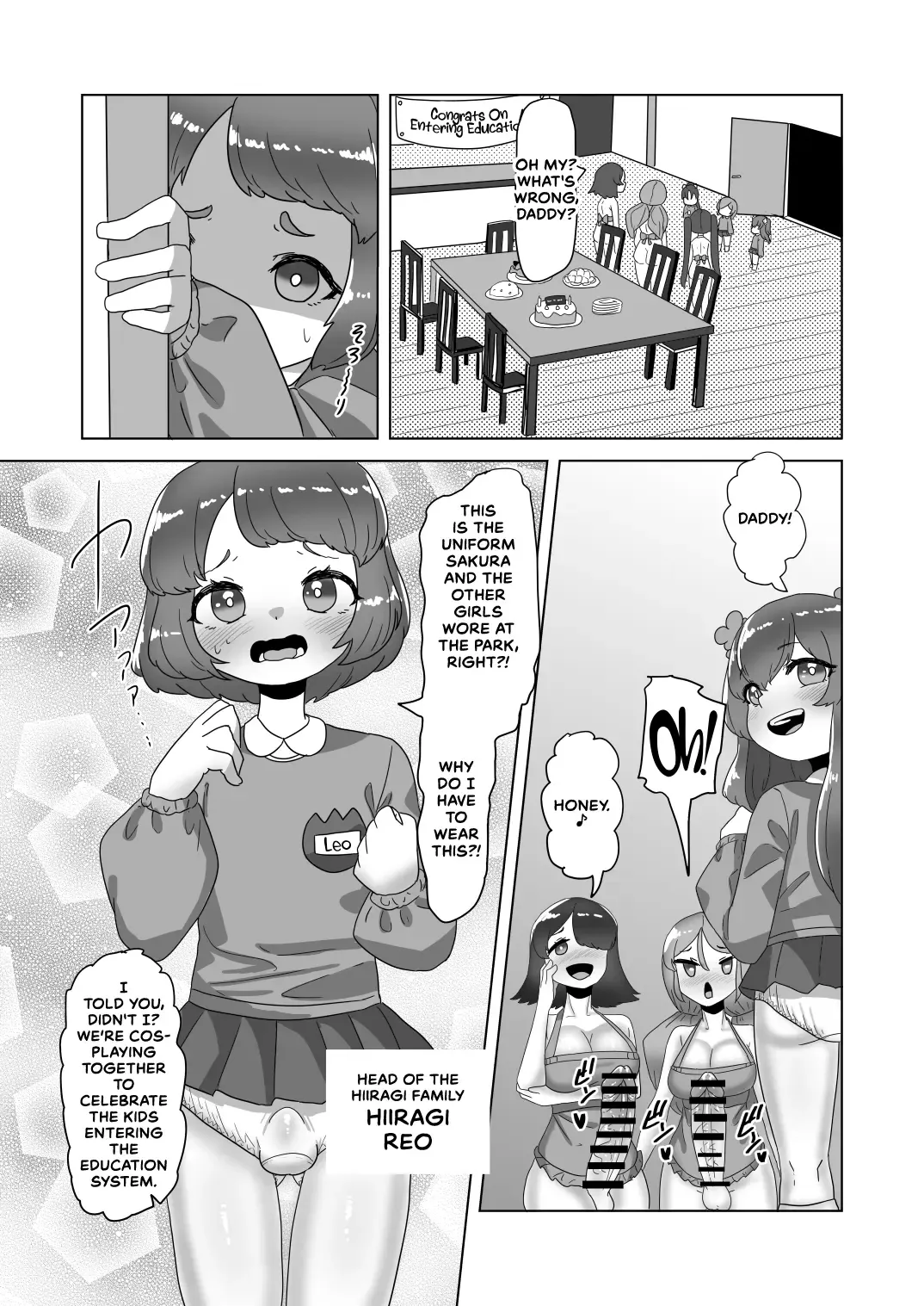 [Apacchi] Otokonoko Papa to Futanari Kazoku no Dairankou Party! Fhentai - Page 5