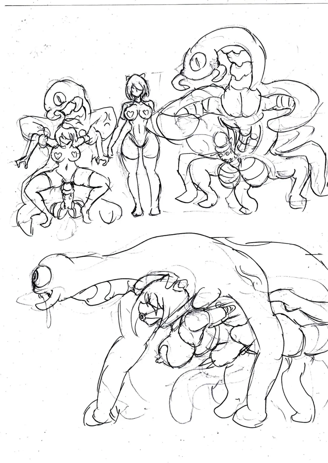 [Jokerkin] 一些上月草圖。有關RPG及FOX3 Fhentai - Page 7