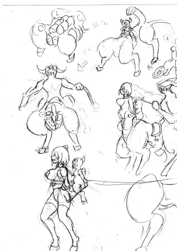 [Jokerkin] 一些上月草圖。有關RPG及FOX3 Fhentai - Page 6