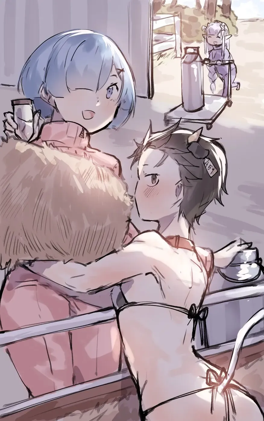 Bokujou Paro RemSuba Fhentai - Page 1