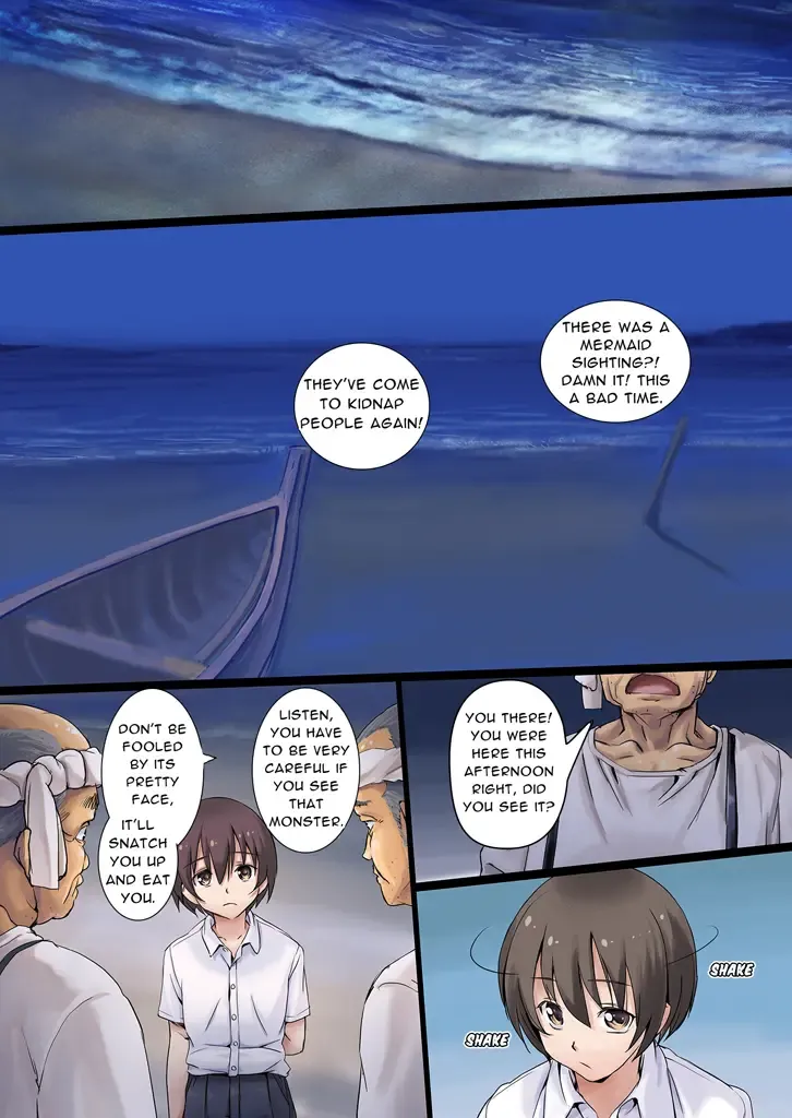 [Ore P 1-gou] Honto ni Chotto Dake Kowai Youkai Otogibanashi ~Ningyo-hen~ | Truly A Little Bit Scary Stories: The Mermaid Fhentai - Page 56
