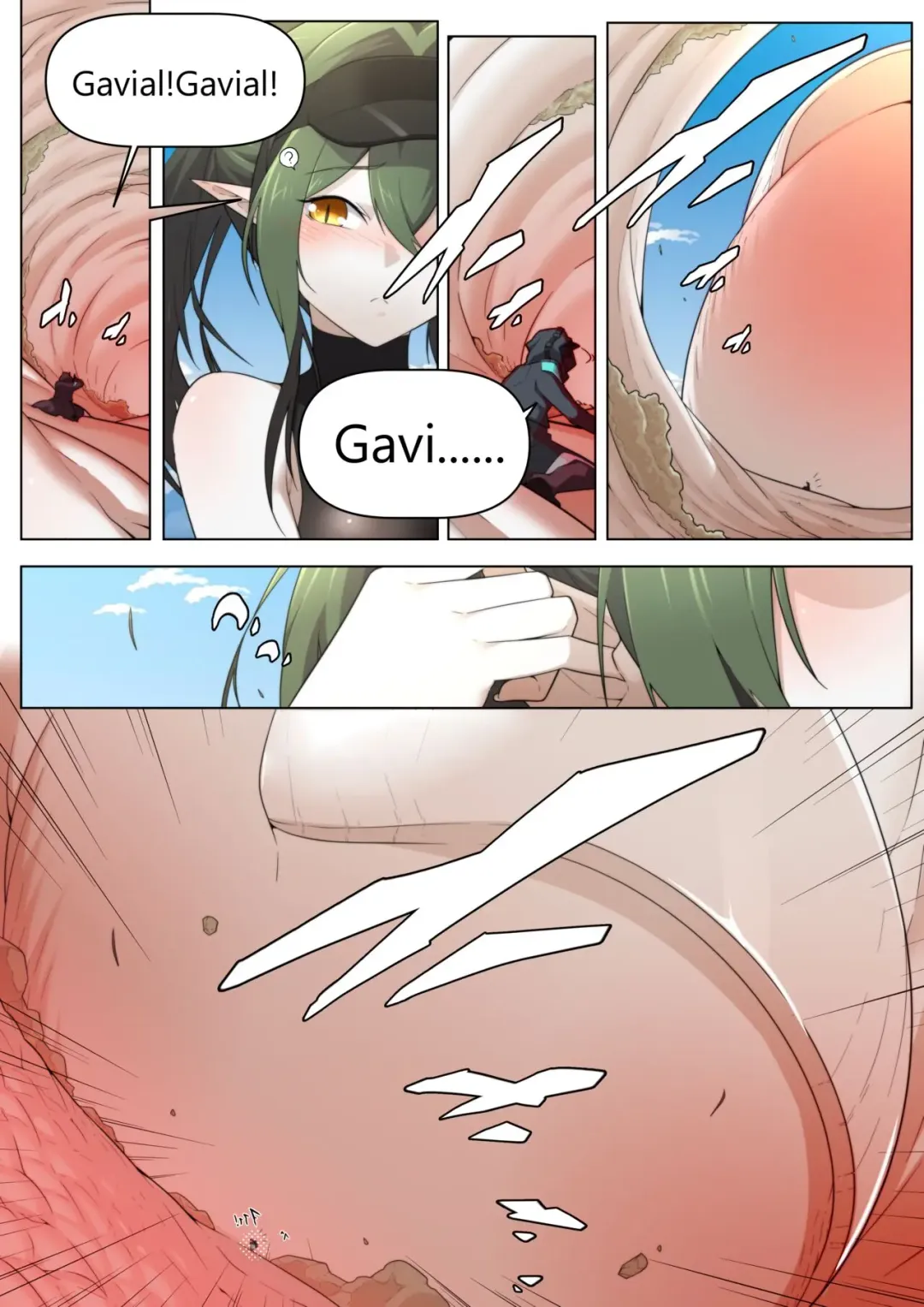 [Shize] Gargantuan Gator Goddess Gavial Fhentai - Page 10